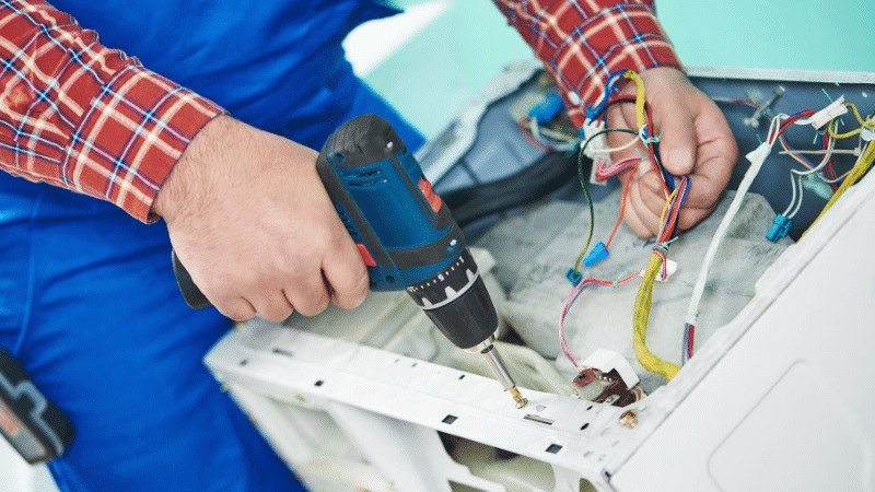 Saruhanlı Profilo Profilo çamaşır makinesi kart tamiri – Su almama arızası orijinal parça ile giderildi. - Teknik servis örneği